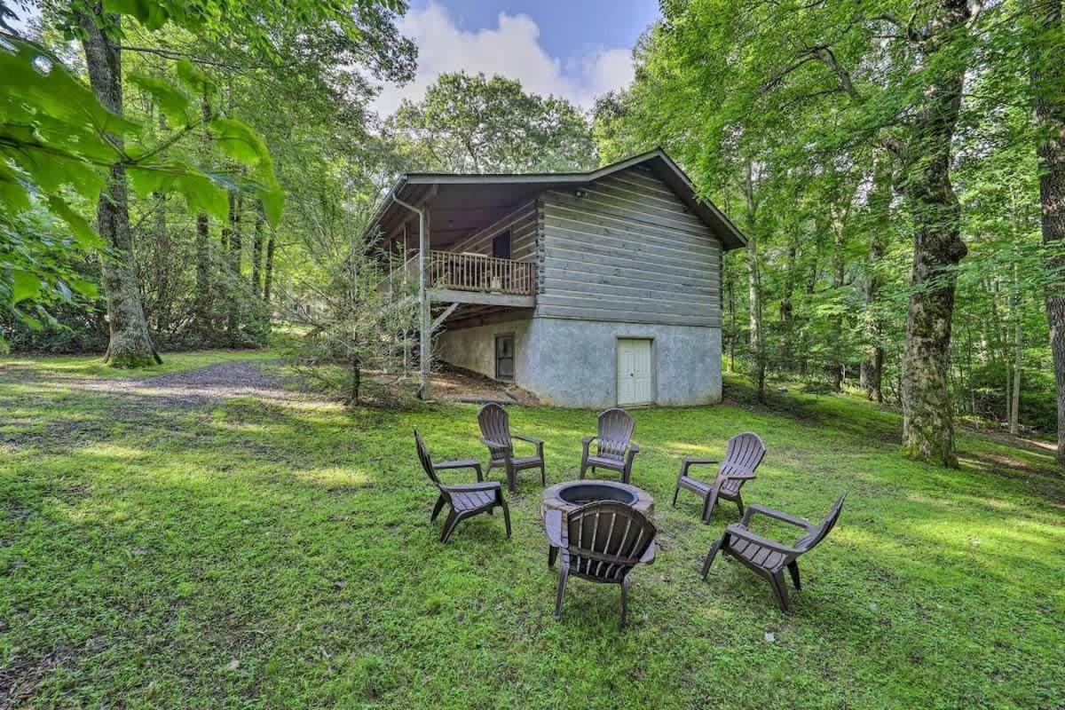 Cozy 'Grey Fox' Cabin Between Boone & Blowing Rock Buitenkant foto