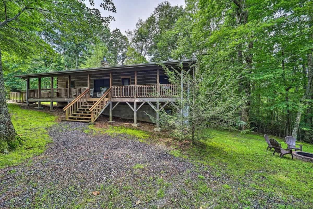 Cozy 'Grey Fox' Cabin Between Boone & Blowing Rock Buitenkant foto
